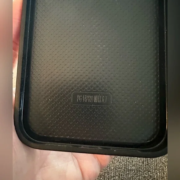 14 Pro Max ❤️ Heart Phone Case~Beautiful picture of Clear Heart Rhinestone. NEW - Picture 7 of 7